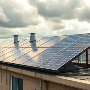 Paneles solares días nublados